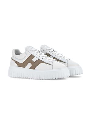 Sneakers Hogan H-StripesBeige Marrone HOGAN | HXM6450FE91LE901GK