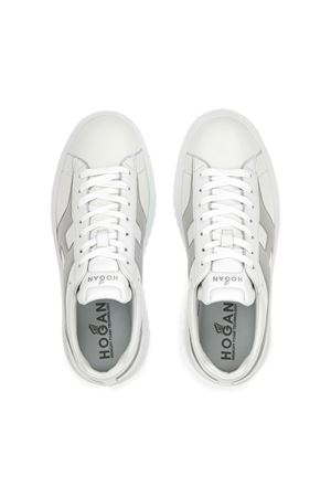 Sneakers Hogan H-StripesBianco Grigio HOGAN | HXM6450FE91LE93038