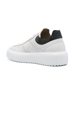 White nappa leather sneakers HOGAN | HXM6450FJ50U471353