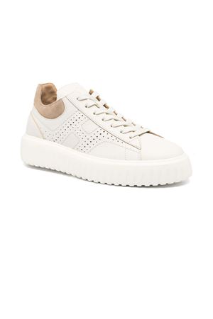 White nappa leather sneakers HOGAN | HXM6450FJ50U47278O