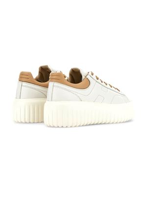 Sneakers Hogan H-StripesIvory Brown HOGAN | HXW6450FC60LE90CA9