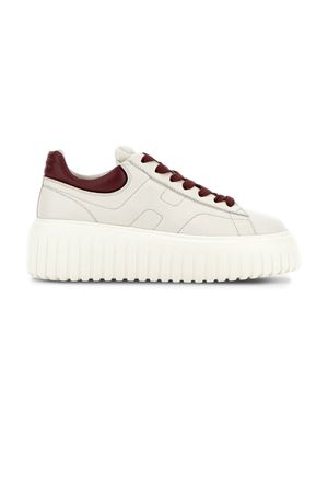 Sneakers Hogan H-StripesIvory Bordeaux HOGAN | HXW6450FC60LE90GAO