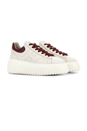 Sneakers Hogan H-StripesIvory Bordeaux HOGAN | HXW6450FC60LE90GAO