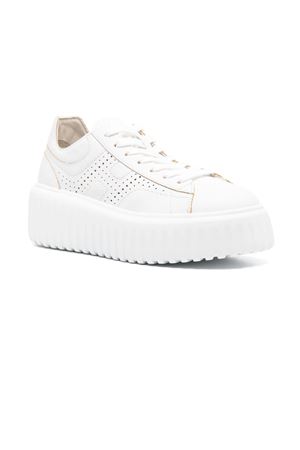 White nappa leather sneakers HOGAN | HXW6450FJ50KCOB001