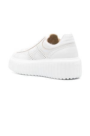 White nappa leather sneakers HOGAN | HXW6450FJ50KCOB001