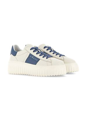 Sneakers Hogan H-Stripes Azzurro HOGAN | HXW6450FO70LE90CAR