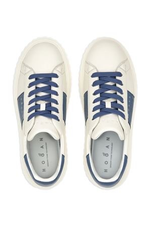 Hogan H-Stripes Light Blue sneakers HOGAN | HXW6450FO70LE90CAR