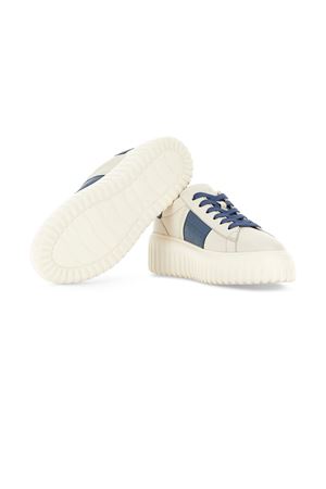 Sneakers Hogan H-Stripes Azzurro HOGAN | HXW6450FO70LE90CAR