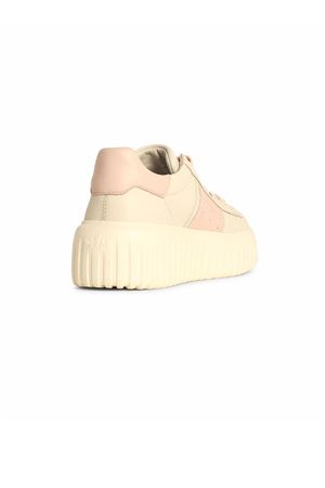 Sneakers Hogan H-Stripes Beige Rosa HOGAN | HXW6450FO70LE90GAS