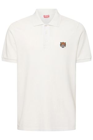 Happy Tiger Embroidered Polo Shirt KENZO | FF55PO5434PU02