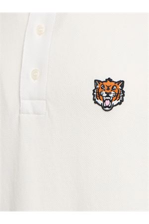 Happy Tiger Embroidered Polo Shirt KENZO | FF55PO5434PU02