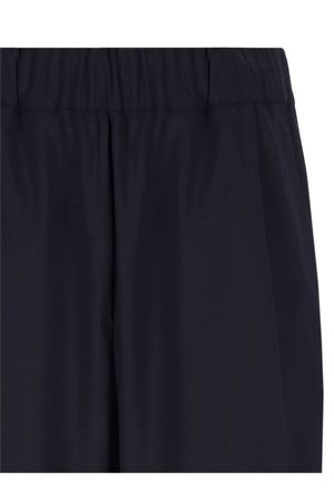 Pantaloni a gamba ampia in lana blu LANEUS | S5LAMAPA045060