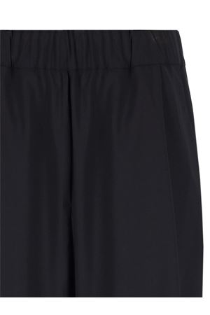 Pantaloni a gamba ampia in lana nero LANEUS | S5LAMAPA045110