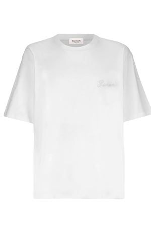 White cotton t-shirt LANEUS | S5LAMATH089002