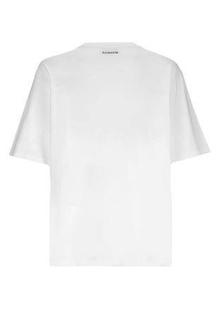 T-shirt in cotone bianco LANEUS | S5LAMATH089002