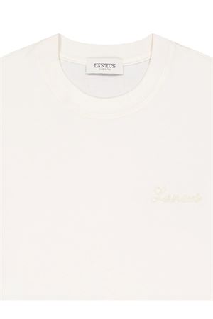 White cotton t-shirt LANEUS | S5LAMATH089002