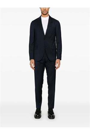 Prussian blue virgin wool suit LARDINI | ES445AEESIF64416850