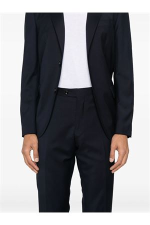 Prussian blue virgin wool suit LARDINI | ES445AEESIF64416850