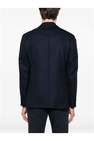 Blazer in lana blu navy LARDINI | ES528AEESIF64504850