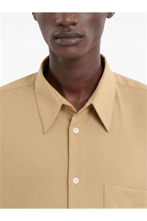 Camicia in lana vergine con bottoni MARNI | CUMU0061A3TW83900W75