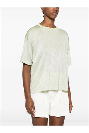 Top a maglia in lurex verde chiaro MISSONI | DS25SN0HBK045AS614J