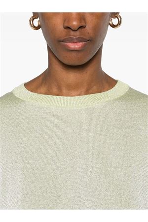 Top a maglia in lurex verde chiaro MISSONI | DS25SN0HBK045AS614J