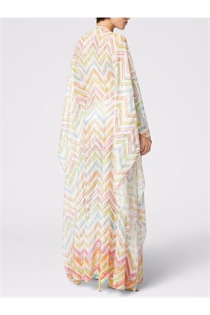 Copricostume da spiaggia con tessuto a zig zag MISSONI | MS25SQ0ABR010XSM9N4