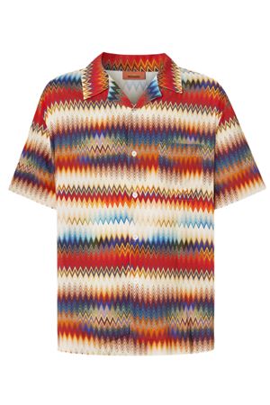 Camicia da bowling multicolore MISSONI | US25SJ0BBW00W6SM9LS