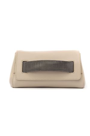 Clutch Gossip Nappa Chain in pelle nude ORCIANI | B02169CHCNUDECDF