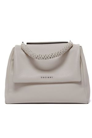 Sveva Sense Scooby Midi leather shoulder bag ORCIANI | BT2006SCBACQUABIANCA