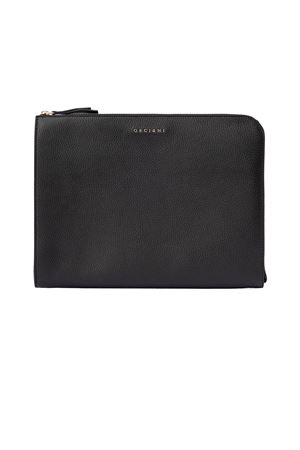 Pochette slim Micron in pelle nera ORCIANI | P00734MICNERO