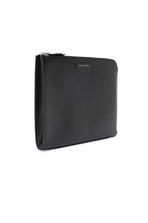 Pochette slim Micron in pelle nera ORCIANI | P00734MICNERO