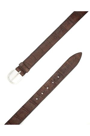 Cocco brown classic crocodile leather belt ORCIANI | U08125COCMORO