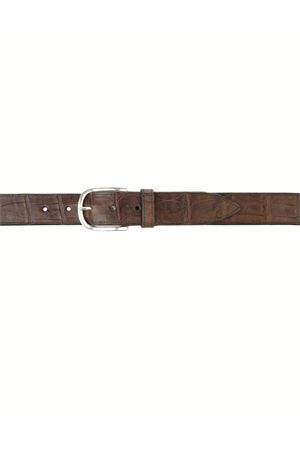 Cocco brown classic crocodile leather belt ORCIANI | U08125COCMORO