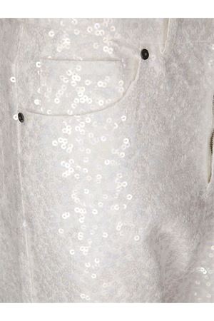 Pantaloni con paillettes bianco PAROSH | GENERATIOND230751801