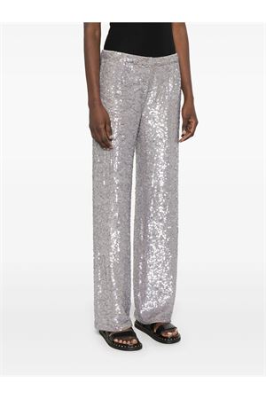 Silver Gong straight-leg trousers PAROSH | GONGD230733018