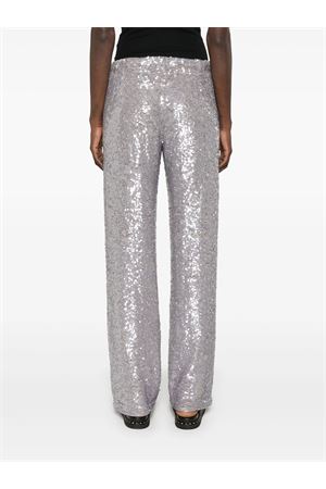 Silver Gong straight-leg trousers PAROSH | GONGD230733018