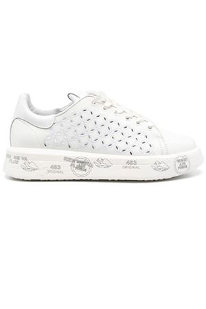 Belle lace-up white leather sneakers PREMIATA | BELLE6283