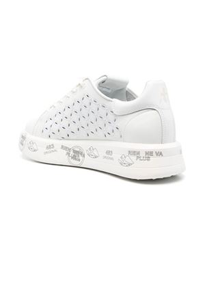 Sneakers Belle allacciate in pelle bianca PREMIATA | BELLE6283