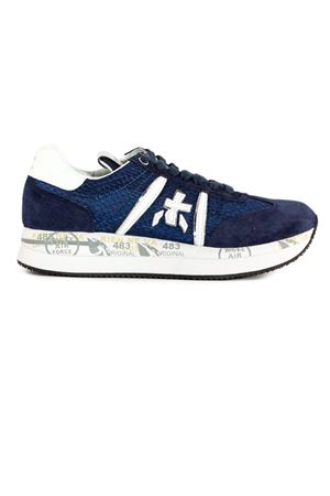 Conny blue suede leather sneakers PREMIATA | CONNY7368