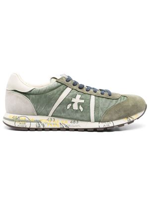 Green suede and nylon Lucy sneakers PREMIATA | LUCY7256