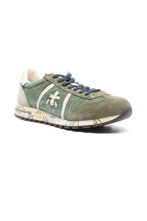 Sneakers Lucy in camoscio e nylon verde PREMIATA | LUCY7256