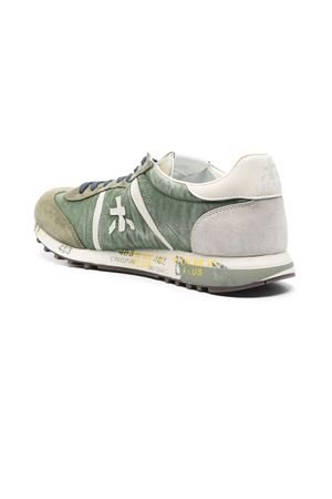 Green suede and nylon Lucy sneakers PREMIATA | LUCY7256