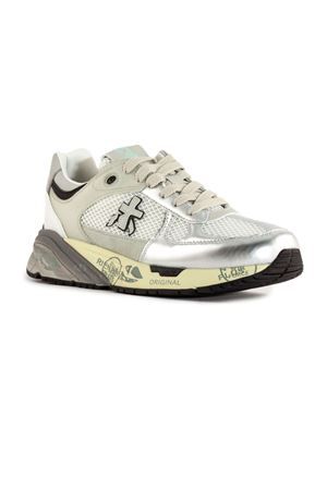 Silver leather Mase sneaker PREMIATA | MASED7402