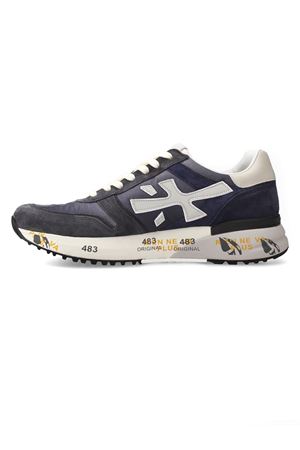 Blue suede and nylon Mick sneaker PREMIATA | MICK7209