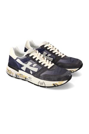 Blue suede and nylon Mick sneaker PREMIATA | MICK7209