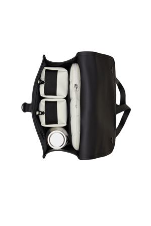 Black PU fabric backpack RAINS | RA13000BLACK