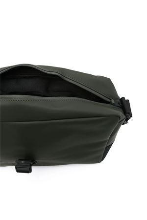 Green PU fabric Messenger Bag RAINS | RA14580GREEN