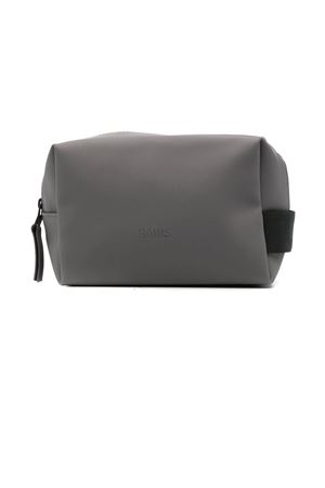 Borsa a mano in tessuto PU grigio Small RAINS | RA15580GREY