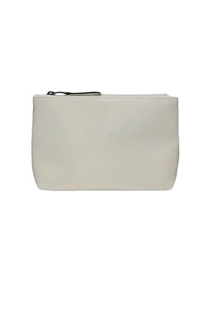 Beige PU fabric cosmetic bag RAINS | RA15600MATRIX